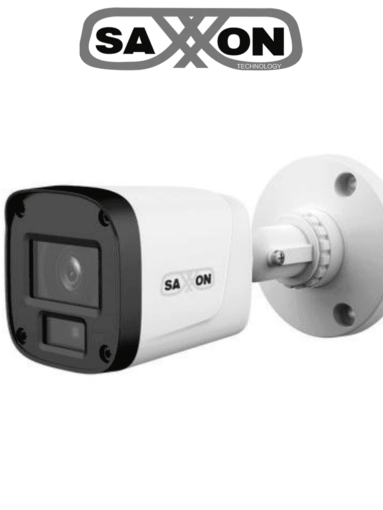 SAXXON SUA-HAC-B20P-0280B- Cámara Tipo Bala de 2 Megapíxeles & 1080P/ Lente de 2.8 mm Con Apertura de Hasta 100°/ Iluminación IR Inteligente de Hasta 20m/ Para Exterior IP67/Material Plástico de Alta Duración/Funcionamiento en Modos CVI & AHD & TVI SAXXON SUA-HAC-B20P-0280B- Cámara Tipo Bala de 2 Megapíxeles & 1080P/ Lente de 2.8 mm Con Apertura de Hasta 100°/ Iluminación IR Inteligente de Hasta 20m/ Para Exterior IP67/Material Plástico de Alta Duración/Funcionamiento en Modos CVI & AHD & TVI